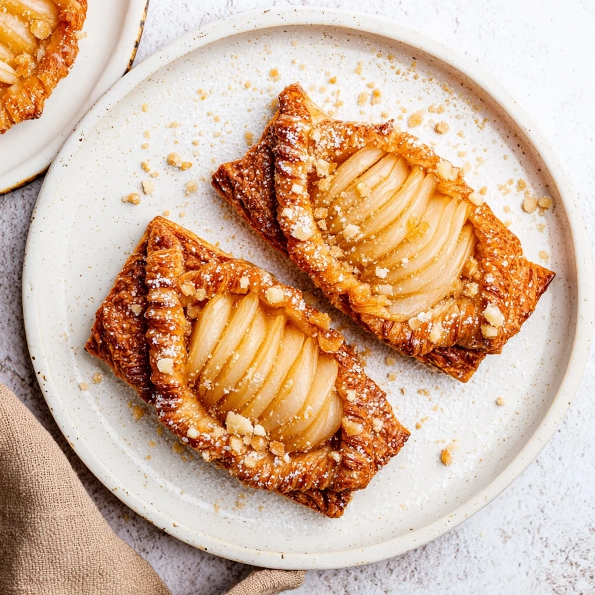 Imagine a warm, bubbly Rustic Pear and Ginger Galette: flaky crust hugs sweet, spiced pear filling.