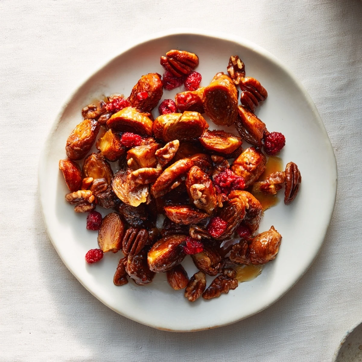 Enjoy these easy, gluten-free Winter Roasted Brussels Sprouts; hear the satisfying crunch of each bite.