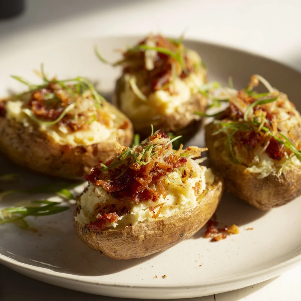 Loaded Sweet Potato Skins