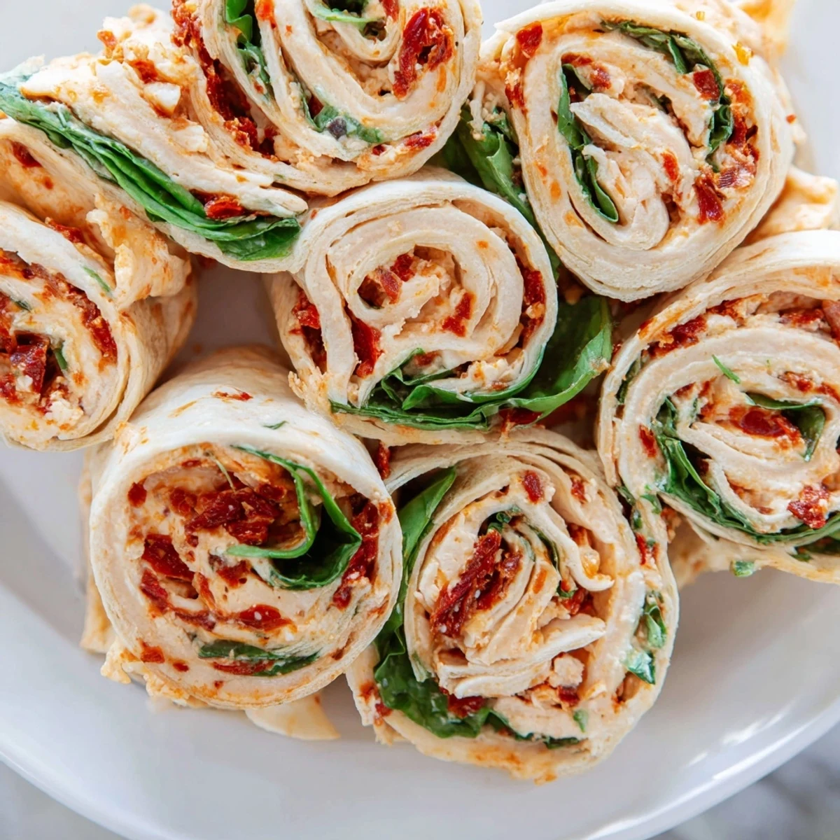 Sun-Dried Tomato Turkey Roll-Ups
