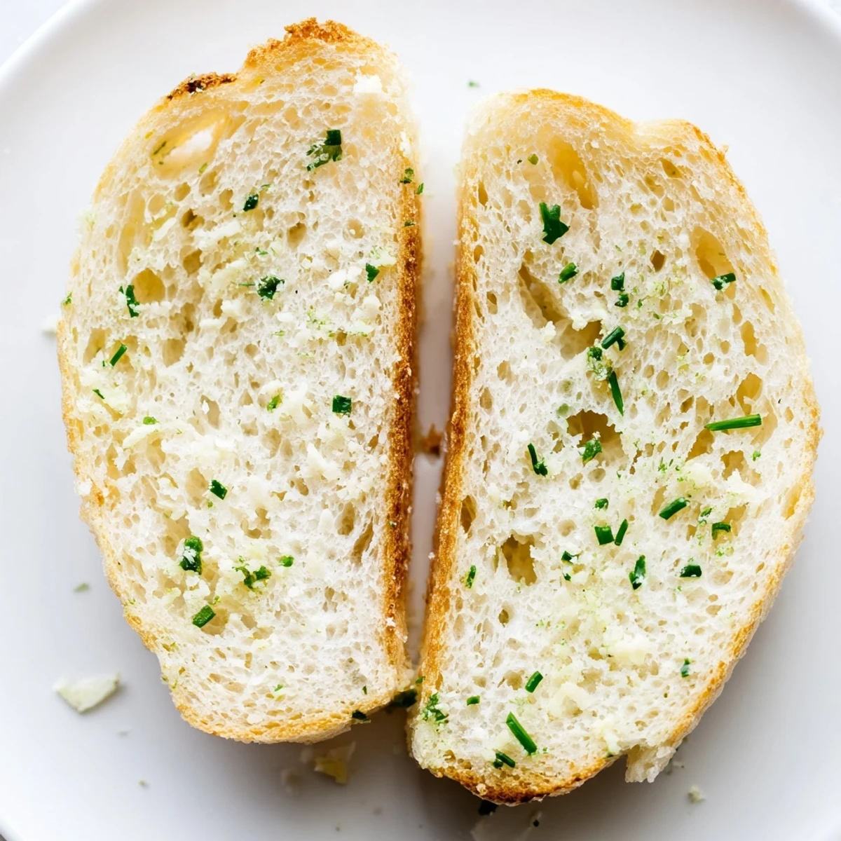 Freshly baked cloud bread savory toasts garnished with herbs, ready to be dipped into a bowl of warm marinara sauce.