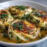 Herby Cabbage in Parmesan Broth
