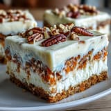 Carrot Cake Cheesecake Bars
