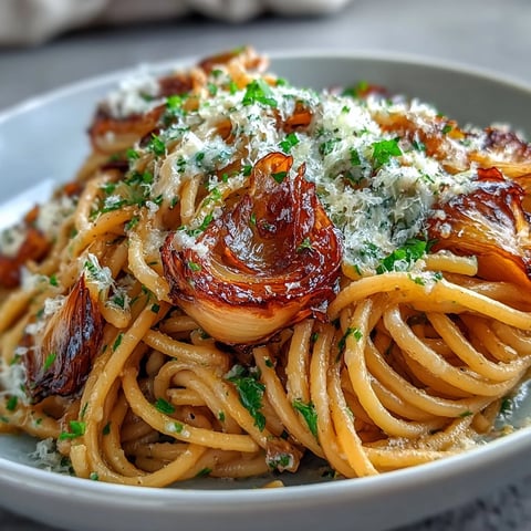 Cabbage Pasta With Garlic and Parmesan served in a warm bowl, topped with fresh parsley and extra cheese.
