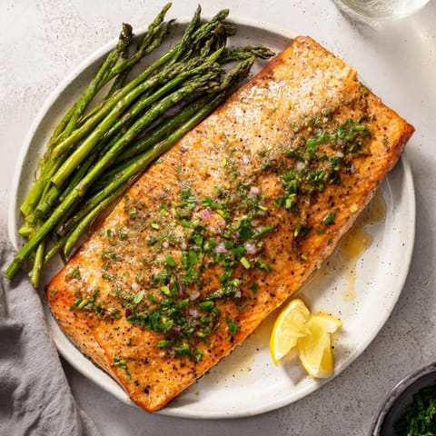Herb-Crusted Salmon with Asparagus #12