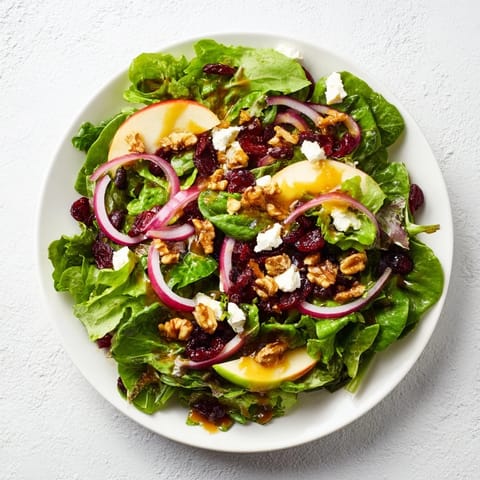 Seasonal Cranberry Walnut Salad