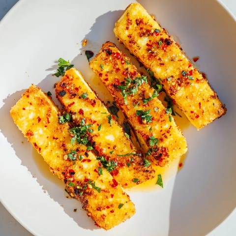 Hot Honey Halloumi Cheese