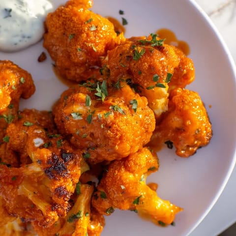 Buffalo Cauliflower Bites