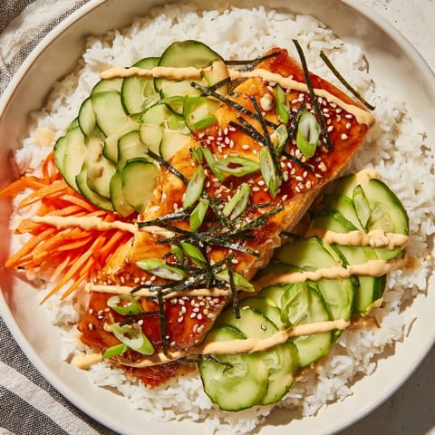 Teriyaki Salmon Rice Bowl