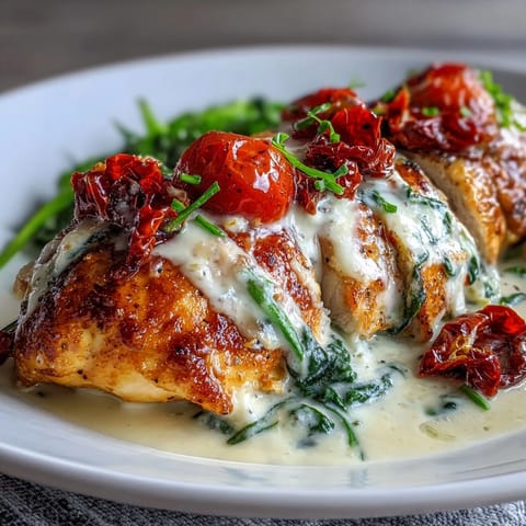 Creamy Tuscan Chicken Skillet