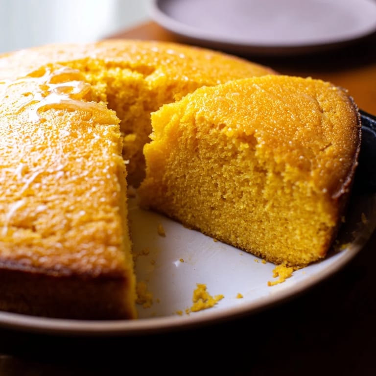 Serving suggestion: Slice into warm, buttery wedges of Quick Skillet Cornbread for pairing with your favorite Southern dishes.