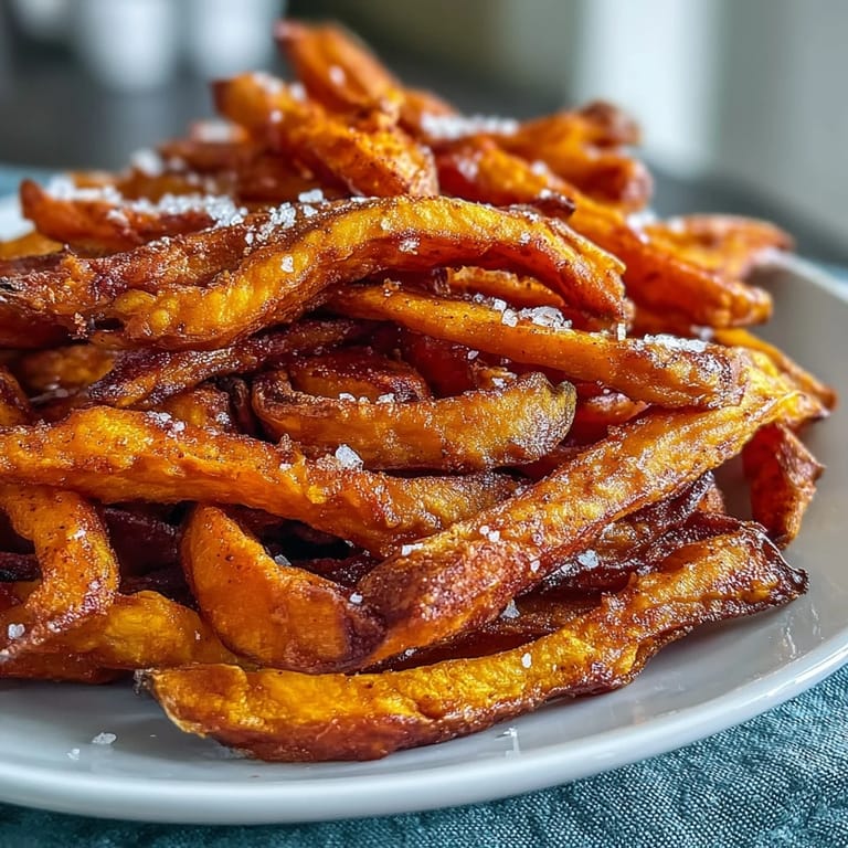 Enjoy easy air fryer sweet potato fries alongside a luscious, zesty chipotle aioli.